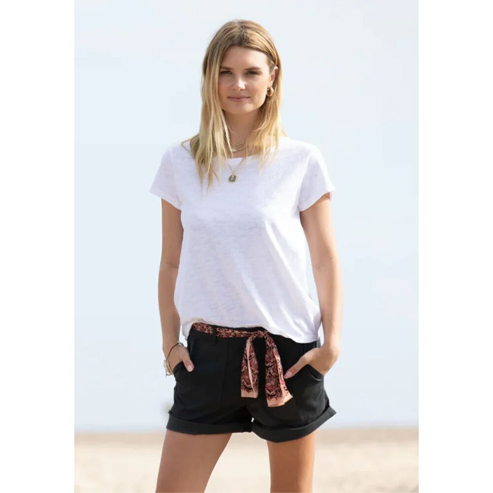 NWT Dylan Cotton Twill Peyton Cargo Short Washed Black size 4